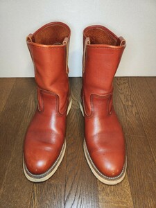 9E 95年レッドウィング ペコスブーツ オロラセット　REDWING PECOS　ヴィンテージ　緑犬タグ