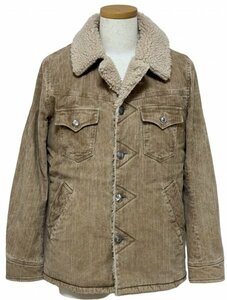 美品 参考49500円 TMT ティーエムティー SULFIDE-DYED SLUB CORDUROY BOA RANCH COAT TJK−F1806 コーデュロイ ボア ランチ ジャケット