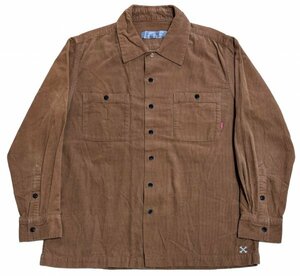 良品 BLUCO ブルコ OL-109C-017 CORDUROY WORK SHIRTS L/S コーデュロイ 長袖 シャツ ワークシャツ