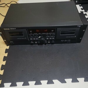 TASCAM　タスカム　業務用　ダブルカセットレコーダー　　再生良好。