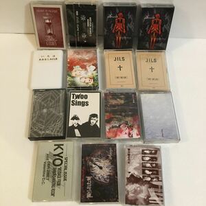 カセットテープ V系 15本 中古 ダブりあり/mist of rouge jzeil der zibet secile jils Aregeビジュアル系 ヴィジュアル系 インディーズ等