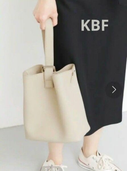 KBF ◆ キャンバスライク2wayバッグ　ショルダーバッグ