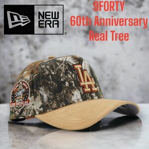 ●New Era 9FORTY Los Angeles Dodgers Real Tree Suede Cap /カモフラ　大谷翔平　ロサンゼルス　ドジャース　スナップバックキャップ