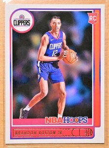 BRANDON BOSDTON JR. (ブランドン・ボストン・ジュニア) 2021-22 NBA HOOPS RC ルーキー トレーディングカード 【CLIPPERS クリッパーズ】