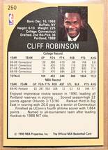 CLIFF ROBINSON (クリフォード・ロビンソン) 1990 NBA HOOPS ROOKIE トレーディングカード 【90s ルーキー トレイルブレイザーズ Blazers】_画像2