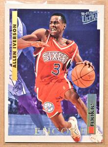 ALLEN IVERSON (アレン・アイバーソン) 1997 ENCORE rookie '96-97 ULTRA ルーキー トレーディングカード 【NBA シクサーズ 76ers】