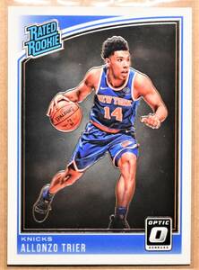 ALLONZO TRIER (アロンゾ・トリアー) 2018-19 OPTIC RATED ROOKIE ルーキー トレーディングカード【NBA ニューヨーク・ニックス Knicks】