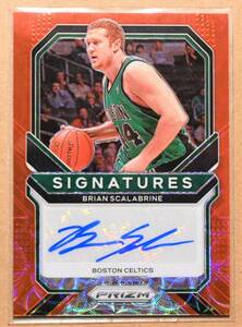 BRIAN SCALABRINE (ブライアン・スカラブリニ) 2020-21 PRIZM SIGNATURES サイン AUTO トレーディングカード 【NBA,セルティックス,CELTICS