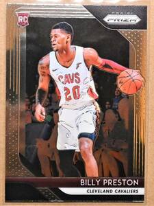 BILLY PRESTON (ビリー・プレストン ) 2018-19 PRIZM ROOKIE ルーキー トレーディングカード 【NBA,キャバリアーズ,CAVS,CAVALIERS】