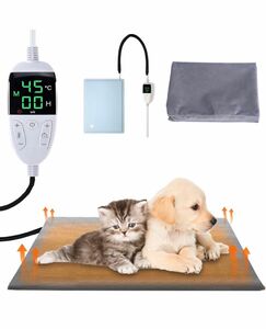 ペットヒーター 猫 犬 ペット用ホットカーペット ヒーターマット 温度調節