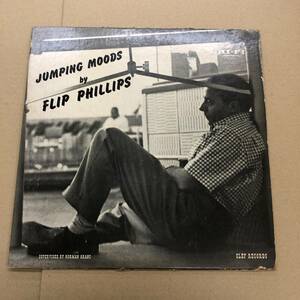 (10inch) Flip Phillips - Jumping Moods【MGC-158】アメリカ盤 Clef DG Flat フリップ・フィリップス