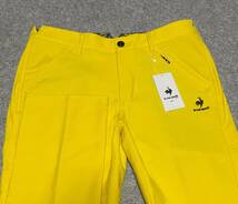 新品◇le coq sportif GOLF COLLECTION ルコックゴルフ◇85㎝◇ストレッチ アドレスカッティング ロングパンツ 秋冬◇定価13200円 _画像2