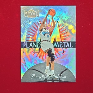 ◆【NBA card】 Shareef Abdur-Rahim Skybox Metal Universe Planet Metal card# 9 of 15 PM　◇検索：シャリーフ・アブドゥル＝ラヒーム