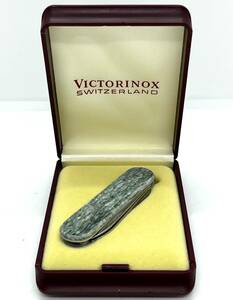 未使用★VICTORINOX　ビクトリノックス　アンディア・グラニット　ポケットナイフ　アウトドア　ケース付/2876-16