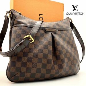 1円■極美品■ LOUIS VUITTON ルイヴィトン ダミエ ショルダーバッグ N42251 ブルームズベリPM クロスボディ 斜め掛け レザー ブラウン 