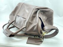 COACH コーチ レザー ボストンバッグ 0595 茶色 2WAY[03-3229_画像2