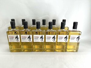 [東京都内のみ発送可]古酒 12本セット サントリー ウイスキー 季 SUNTORY WHISKY TOKI 700ml[19096