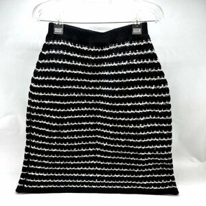 CHANEL Chanel tweed skirt cashmere P39936K02827 declared size 44[03-3261