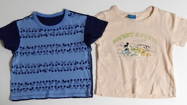 ミッキーTシャツ2枚セット