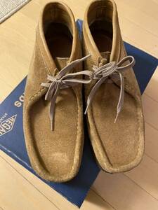 Clarks クラークス メンズ ワラビーブーツ・デザートブーツ US9 M 27cm-27.5cm ブラウン