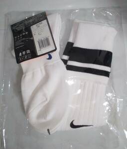 【未使用・送料無料】Nike ナイキ　サッカーソックス 27cm〜29cm XL 一足(両足) ホワイト 日本製 Nike Performance SOCCER SOCKS ジャパン