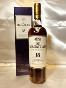 マッカラン 18年 1995 43.0% 700ml 箱付 サントリー正規品 THE MACALLAN