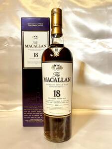 マッカラン 18年 1989 43.0% 700ml 箱付 サントリー正規品 THE MACALLAN
