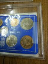 送料無料★ 1953年 イギリス エリザベス女王 戴冠式 記念硬貨 9枚セット 英国コイン_画像4