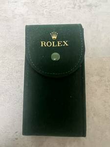 ROLEX ロレックス 腕時計 携帯用ポーチ トラベルケース ウォッチケース グリーン ポーチ 袋