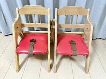 TOKO 東高産業 ベビーチェア 食卓椅子 テーブル付き 2脚セット_画像3