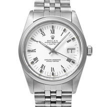 ROLEX オイスターパーペチュアルデイト Ref.15000 R番 ホワイト ローマンインデックス アンティーク品 メンズ 腕時計_画像1