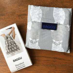 BAGGU　STANDARD BAGGU　廃番品　フクロウ（日本限定）　スタンダードバグゥ　エコバッグ