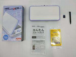 美品 任天堂 Newニンテンドー2DS LL ホワイト×ラベンダー