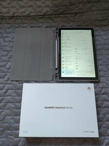 【中古美品】HUAWEI MediaPad M5 lite BAH2-W19 Wi-Fi 32GB　付属品、ケース、M-PEN LITE 付き