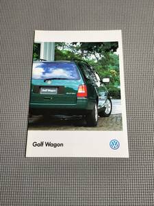 フォルクスワーゲン ゴルフワゴン 1.8/2.0 カタログ Golf Wagon