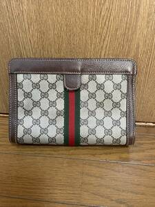 ＧＵＣＣＩ　　オールドグッチ　セカンドバック　　ＧＧ柄