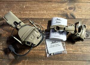 実物オプスコアOPS CORE AMP NFMI HELMET RAIL MOUNT KIT TAN