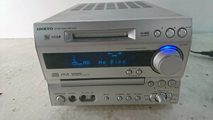 a2-061 ■ONKYO オンキョー FR-N7X チューナーアンプ コンポ CD MD 本体　オーディオ機器