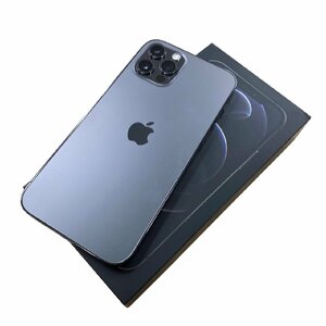 ◆◇◆ Apple iPhone 12 Pro 256GB A2406 MGM93J/A Graphite バッテリー88％アイフォン スマホ 初期化済み 動作確認済 中古 USED