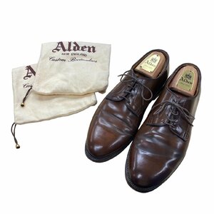 ◆◇◆ Alden オールデン ビジネスシューズ ダークブラウン 黒茶 82442 革靴 靴 シューズ ドレスシューズ ブランド 中古品 USED