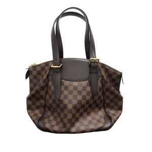 ルイ・ヴィトン LOUIS VUITTON ヴェローナMM N41118 ダミエ ダミエキャンバス トートバッグ レディース 中古