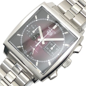 Tag Heuer Tag Heuer Monaco Calibur Huyer 02 Chronograph Limited CBL2118.FC6518 Purple Dial SS Watch Men Используемые