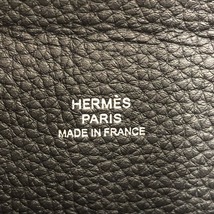 エルメス HERMES ヴィドポッシュ B刻 ブラック シルバー金具 トゴ　SV金具 ショルダーバッグ レディース 中古_画像6