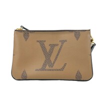 ルイ・ヴィトン LOUIS VUITTON ポシェット・ドォーブルジップ M69203 ブラウン モノグラムリバース ショルダーバッグ 中古_画像2