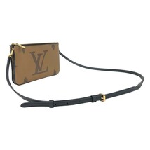 ルイ・ヴィトン LOUIS VUITTON ポシェット・ドォーブルジップ M69203 ブラウン モノグラムリバース ショルダーバッグ 中古_画像3