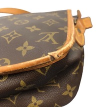 ルイ・ヴィトン LOUIS VUITTON ジベシエールMM M42247 ブラウン モノグラム・キャンバス ショルダーバッグ レディース 中古_画像6