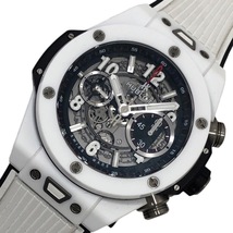 ウブロ HUBLOT ビッグバンウニコ ホワイトセラミック 411.HX.1170.RX ホワイト Ti/セラミック 腕時計 メンズ 中古_画像1