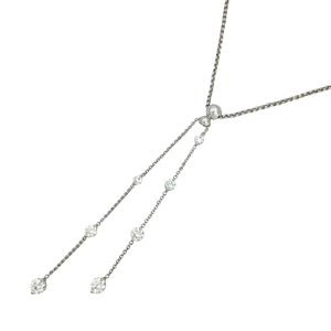  diamond necklace Pt850/900 jewelry used 