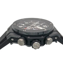 ウブロ HUBLOT ビックバン ウニコ ブラックマジック 441.CI.1170.RX ブラック×シルバー セラミック/ラバーベルト 腕時計 中古 メンズ_画像3