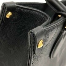 ルイ・ヴィトン LOUIS VUITTON オンザゴーPM M45653 ノワール モノグラム アンプラント ハンドバッグ レディース 中古_画像7